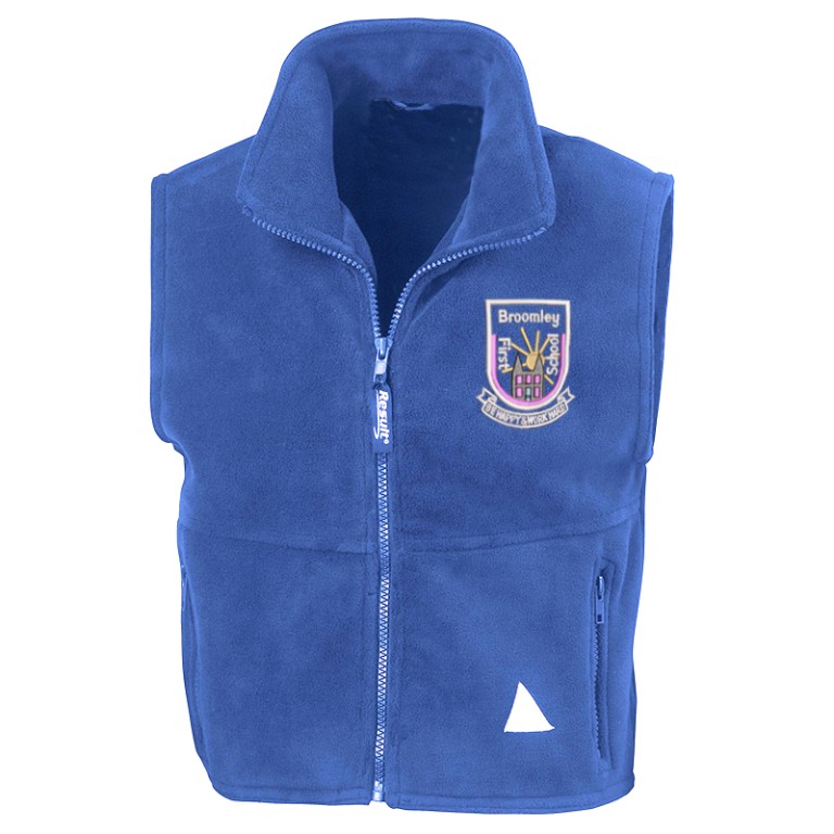 Broomley First School Fleece Bodywarmer