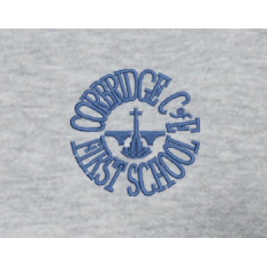 Corbridge First School PE Hoodie GREY