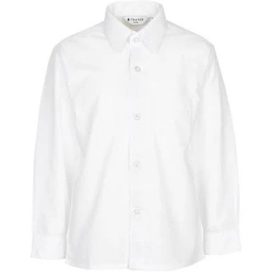 Boys' LONG Sleeve White Shirts