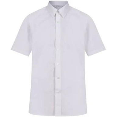 Boys' SHORT Sleeve White Shirts