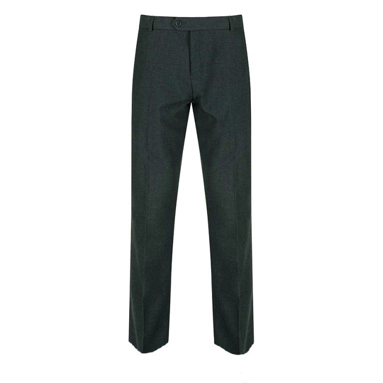 Slim Fit Trousers Black