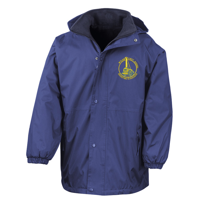 Wylam First School Reversible Waterproof Coat