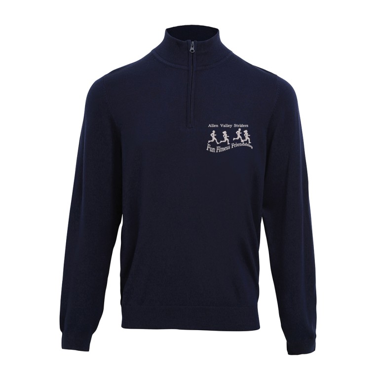 Allen Valley Striders 1/4 Zip Knitted Sweater
