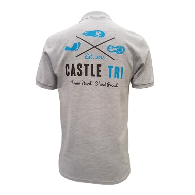 Castle Tri Unisex Polo Shirt