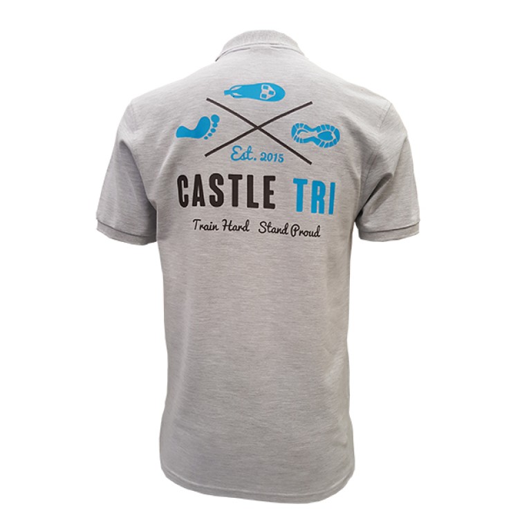 Castle Tri Unisex Polo Shirt