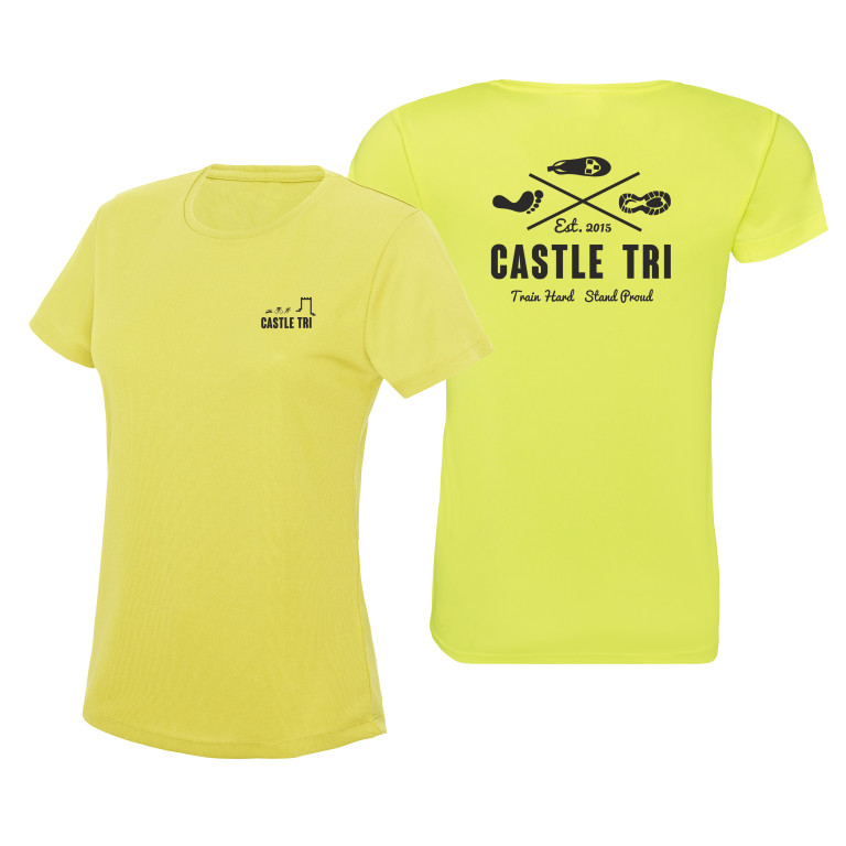 Castle Tri Ladies' Hi-Viz Cool T shirt
