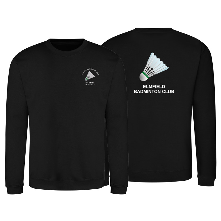Elmfield Badminton Unisex Purple Sweatshirt