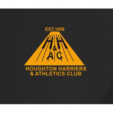 Houghton Harriers Black Junior Tech Tee