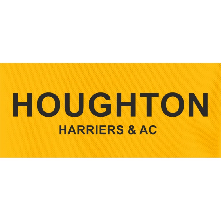 Houghton Harriers Unisex Gold Aircool Tee (Junior sizes available direct from club)