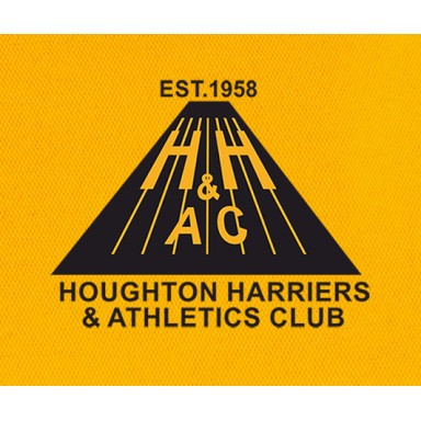 Houghton Harriers Unisex Gold Aircool Tee (Junior sizes available direct from club)