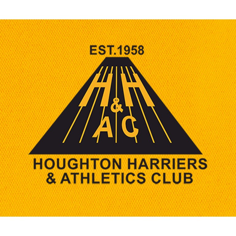 Houghton Harriers Unisex Gold Aircool Tee (Junior sizes available direct from club)