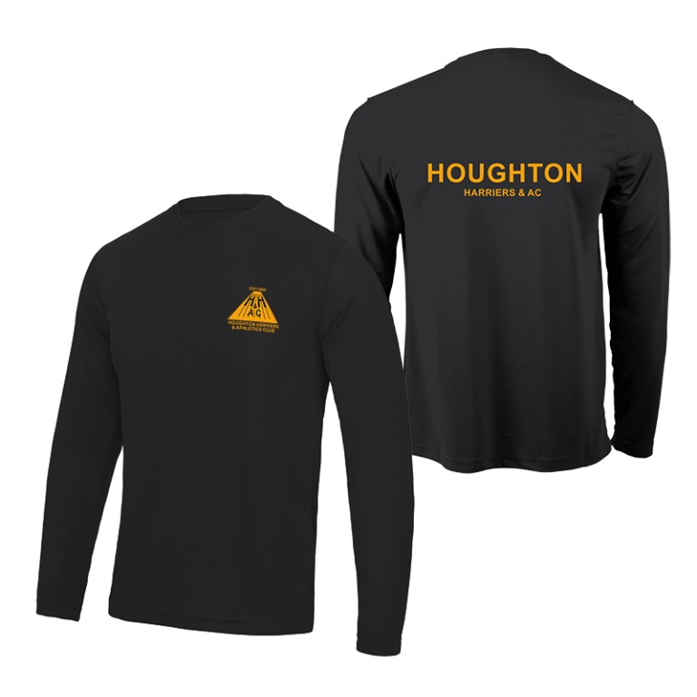 Houghton Harriers Club L/S Tech Tee