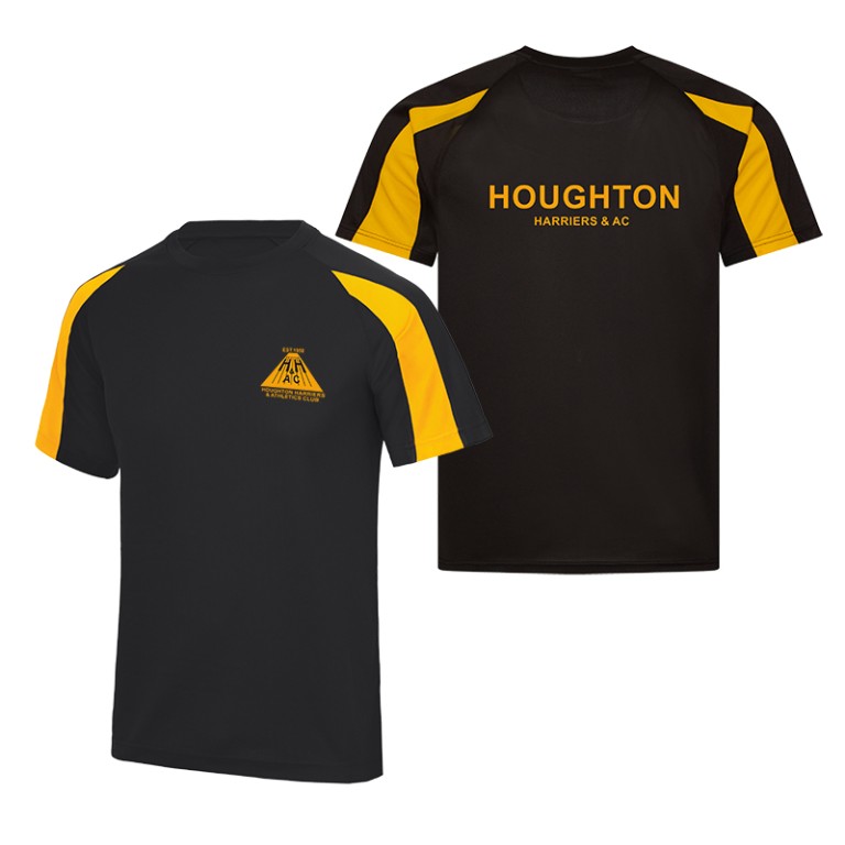 Houghton Harriers Unisex Contrast Tee