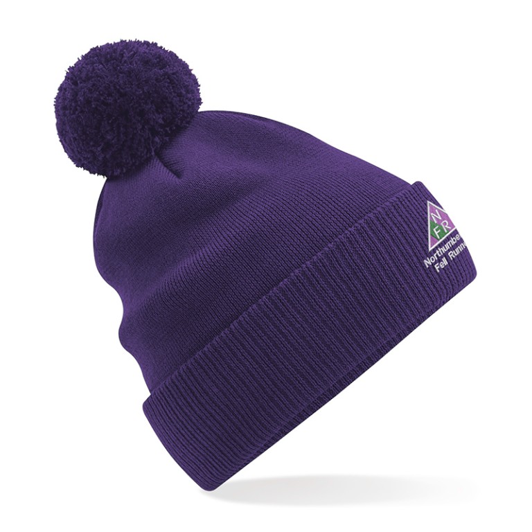 Northumberland Fell Runners Pom Pom Beanie