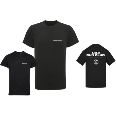 No.6 Mens performance running tee