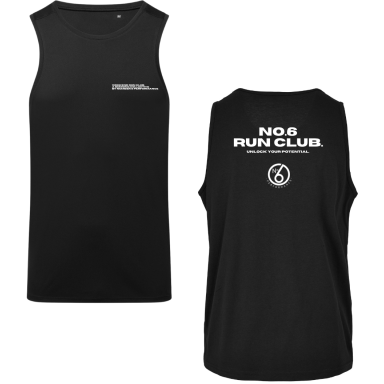 No.6 Mens performance running vest