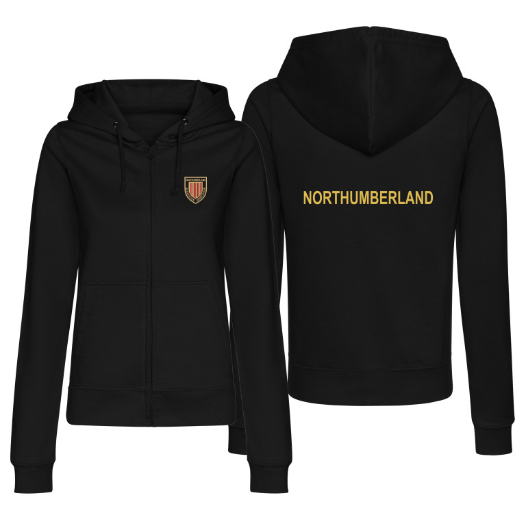 Northumberland Badminton Ladies Zip Hoodie