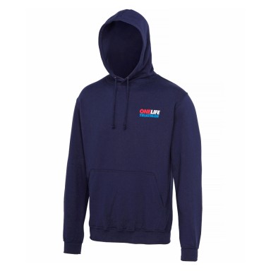 One Life Unisex Adult Hoodie - Navy