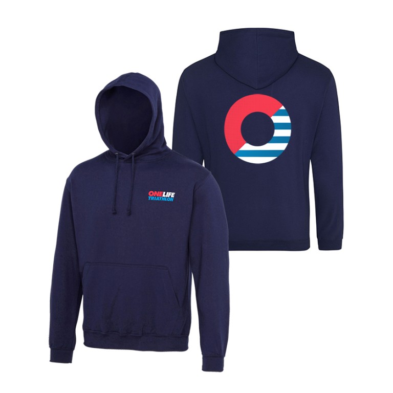 One Life Unisex Adult Hoodie - Navy