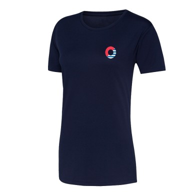 One Life Ladies' Cool T shirt - Navy