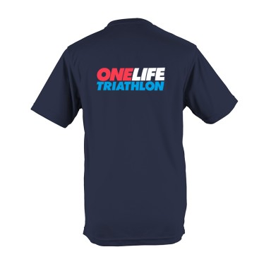 One Life Unisex Adult Cotton T shirt - Navy