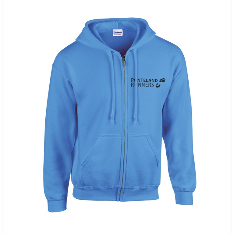 Ponteland Runners Zipped Hoodie Unisex