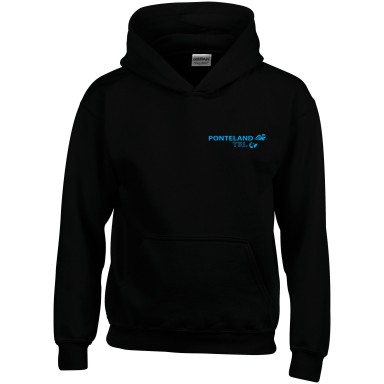 Ponteland Tri Junior Hoodie Black