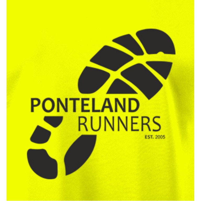 Ponteland Runners Club L/S Hi-Viz Tech Tee