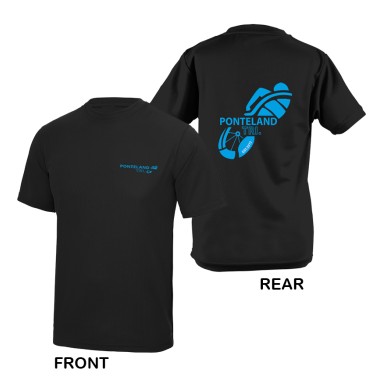 Ponteland Tri Junior T shirt Black