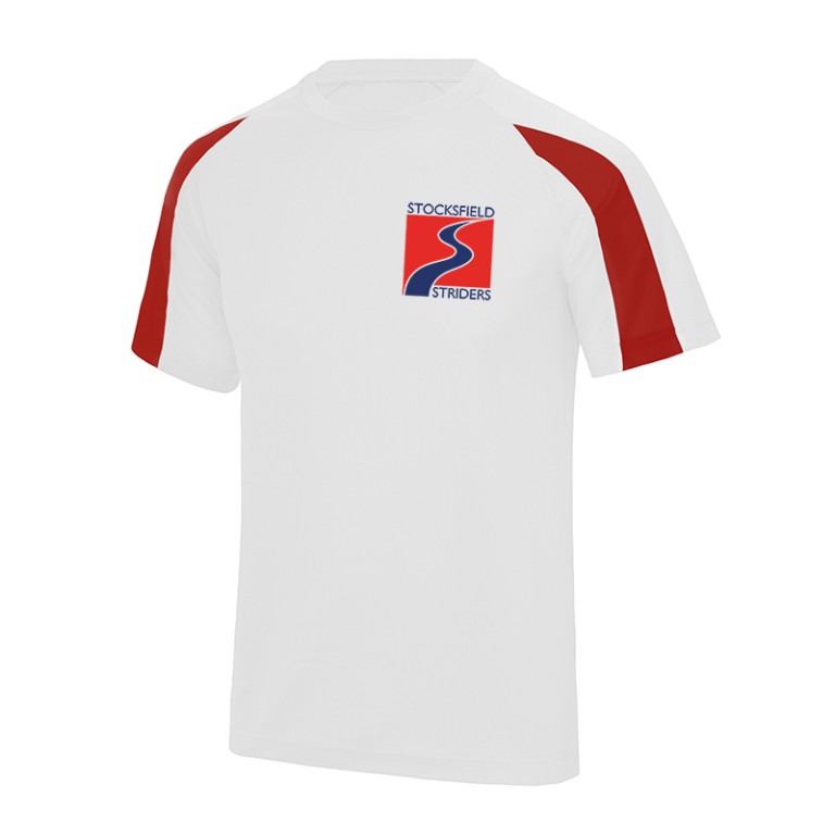 Stocksfield Striders White T-shirt