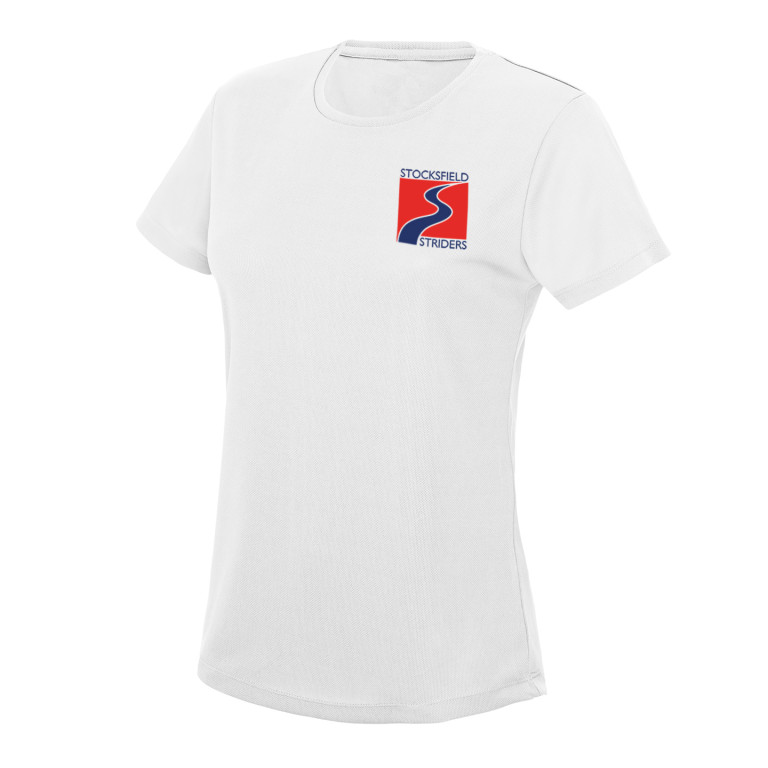 Stocksfield Striders Ladies White T-shirt