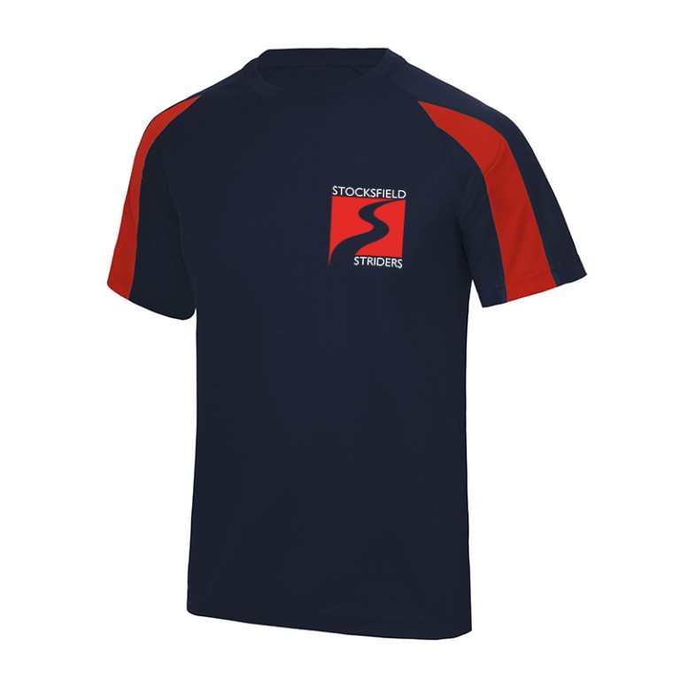 Stocksfield Striders Navy T-shirt