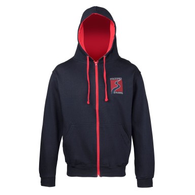 Stocksfield Striders Navy Zipped Hoodie