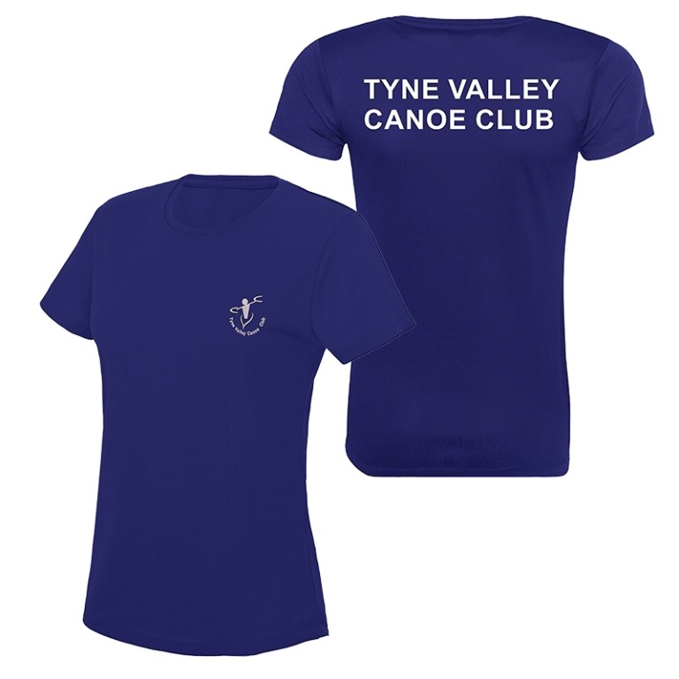 Tyne Valley Canoe Club Ladie's Tech T-Shirt