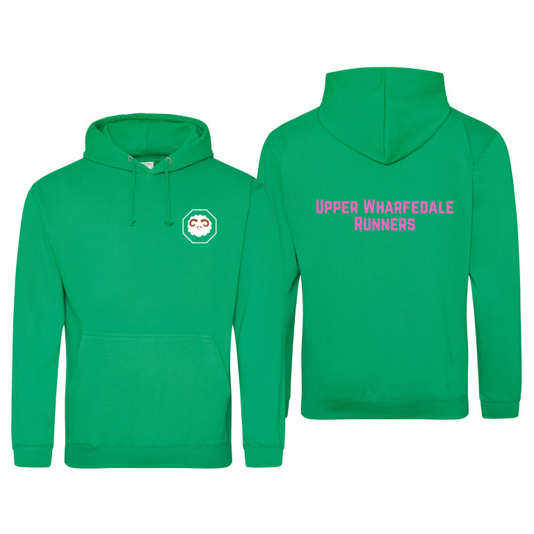 Upper Wharfedale Runners Green Hoodie