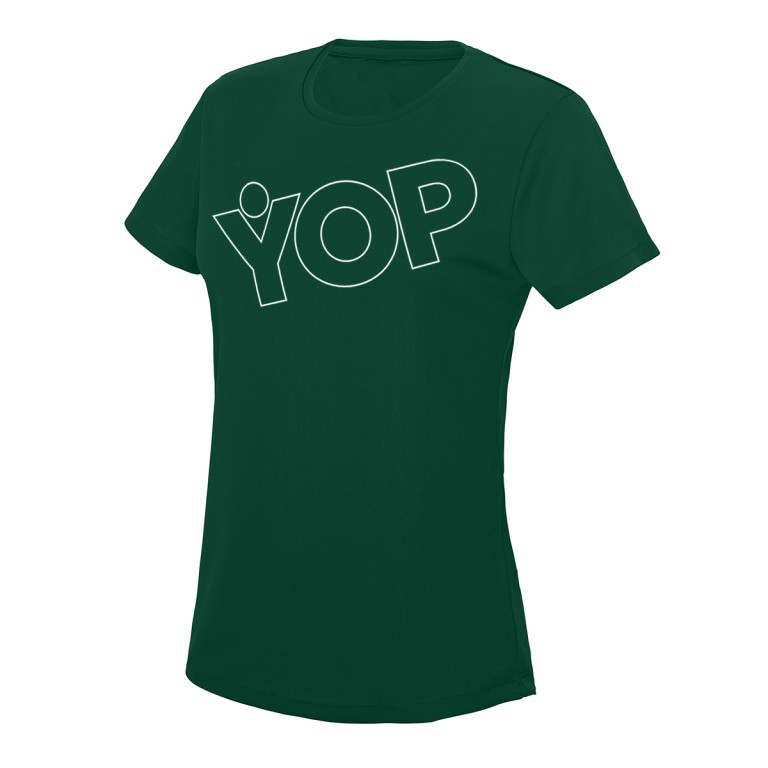 YOP Tech T Ladies Outline