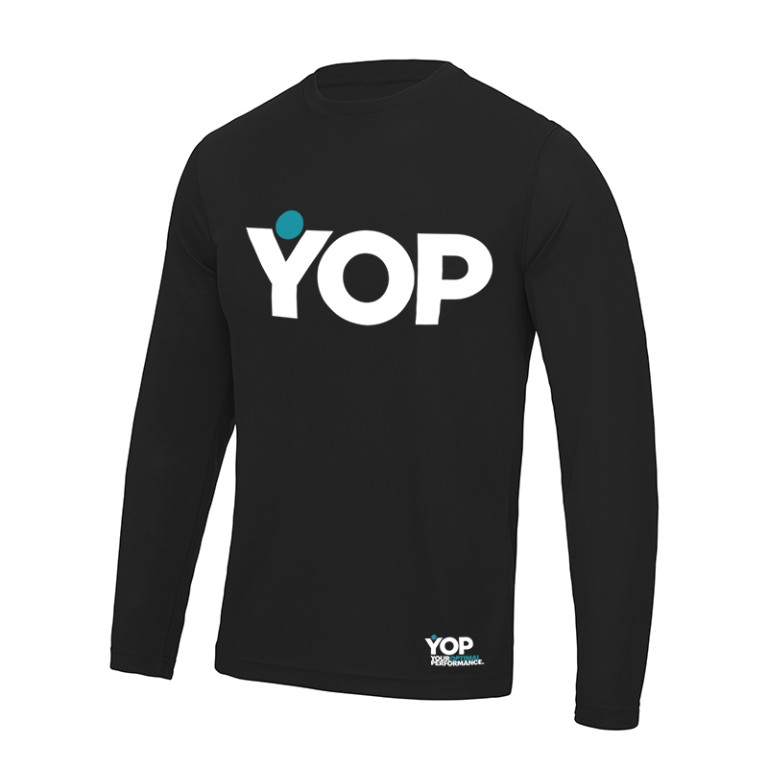 YOP Mens' Long Sleeve Tech T shirt