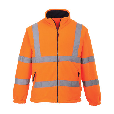 Portwest Hi Viz Full Zip Fleece
