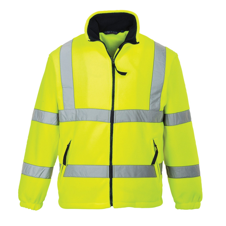 Portwest Hi Viz Full Zip Fleece