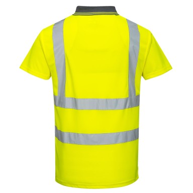 Portwest Hi Viz Polo Shirt Yellow
