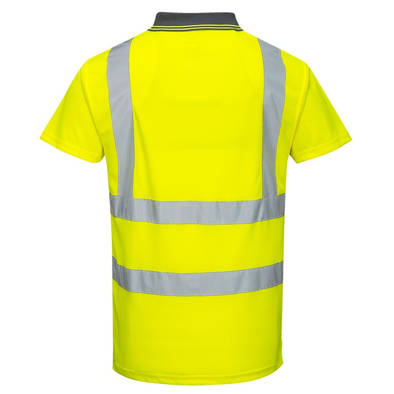 Portwest Hi Viz Polo Shirt Yellow