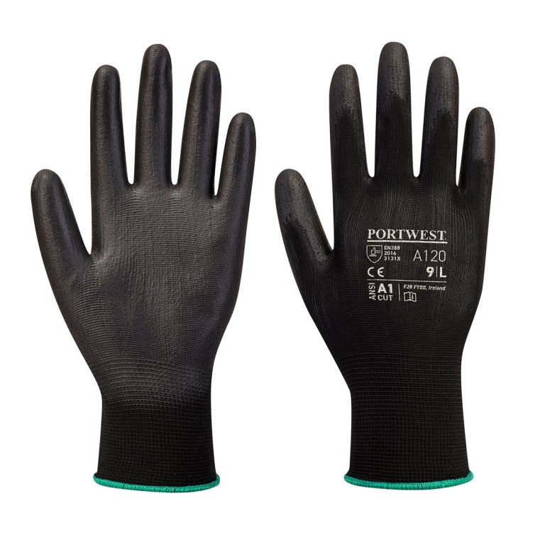 Portwest PU Palm Glove Black